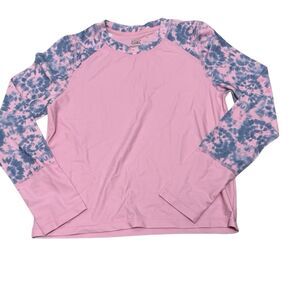 Athleta girl long sleeve rashguard top size XL